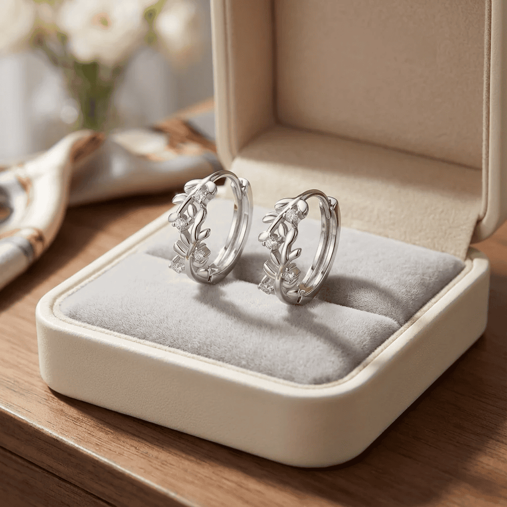 Lalie női fülbevaló whitegold