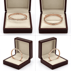 Concepción kristályos masni karkötő rosegold