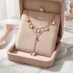 Hat pillangó nyaklánc gold