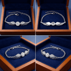 Isaure angyalszárny szett whitegold