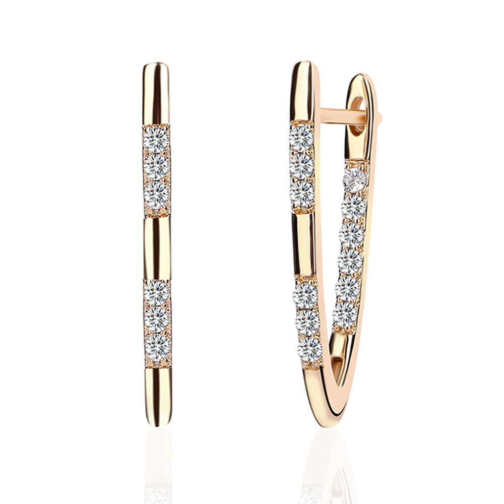 Abrielle háromszög fülbevaló gold