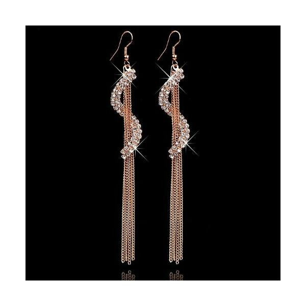 Natalie fülbevaló gold