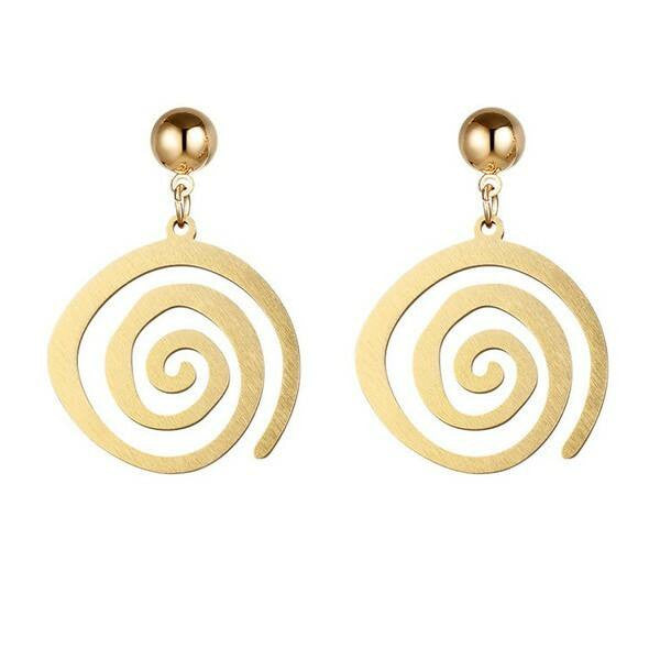Arany csiga fülbevaló