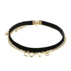 LOVE choker nykalánc