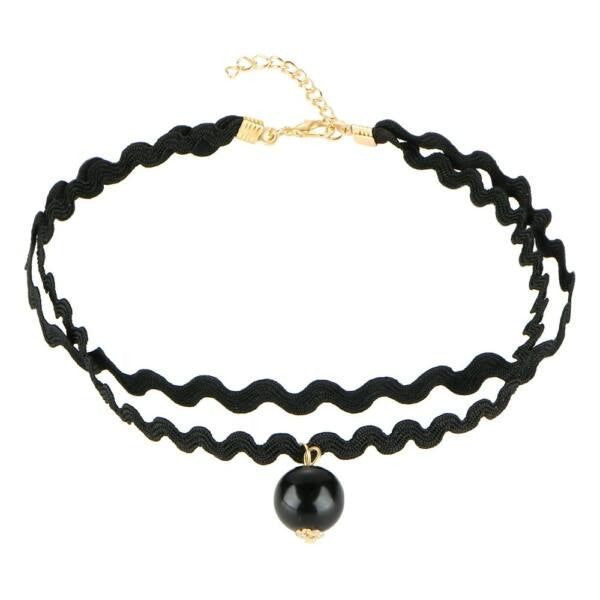 Choker nykalánc fekete gönggyel