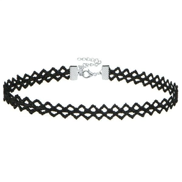 Choker nyaklánc vékony csipke