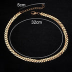 Gold levelek choker nyaklánc