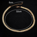 Gold levelek choker nyaklánc