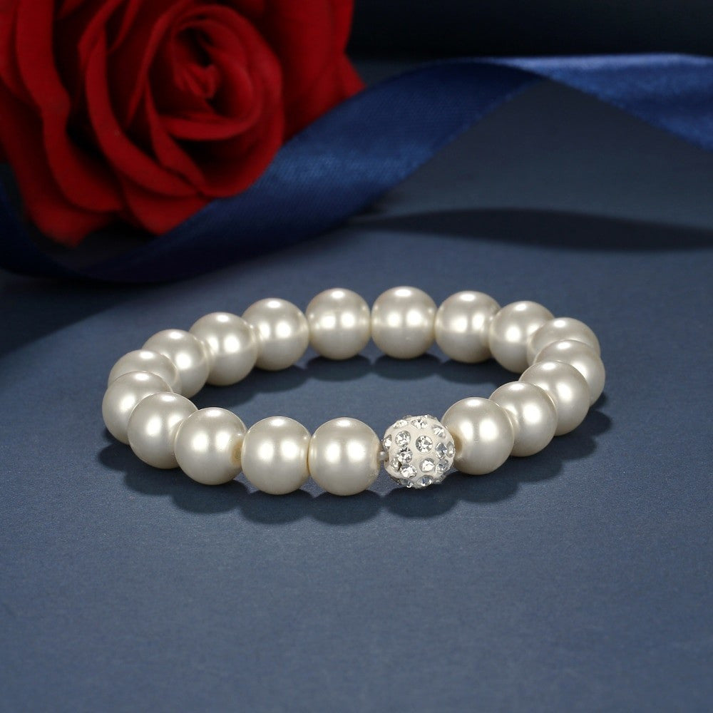 Csillogó gyöngysor 3 darabos ékszer szett