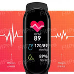 M6 Okoskarkötő, Okosóra, Fitnesz Tracker, Smartband
