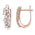 Émilie rosegold kristályos fülbevaló