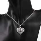 Anaelle ezüstös szív medálos nyaklánc