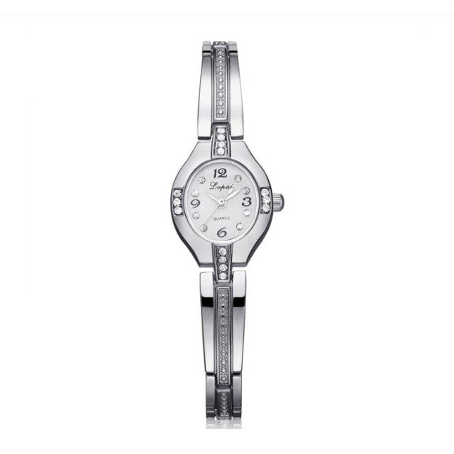 Suzie női kristályos ékszeróra whitegold