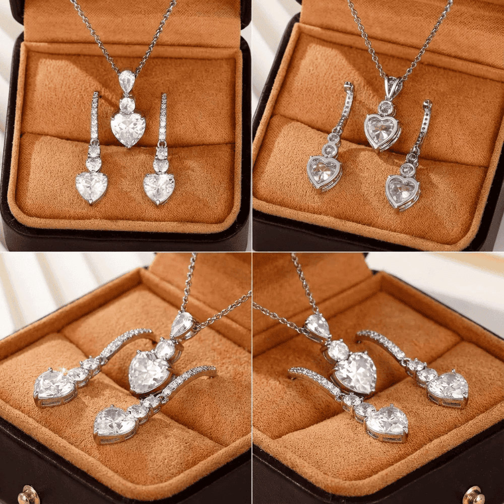 Smoon Narelle ékszer szett whitegold