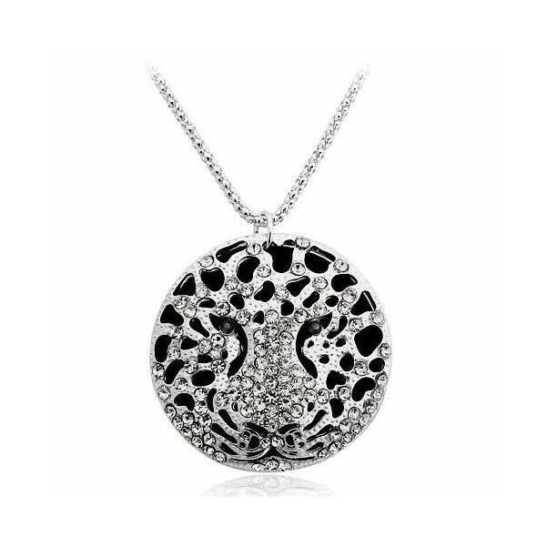 Oroszlános nyaklánc whitegold