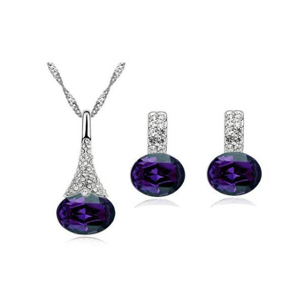 Exkluzív mélylila szett