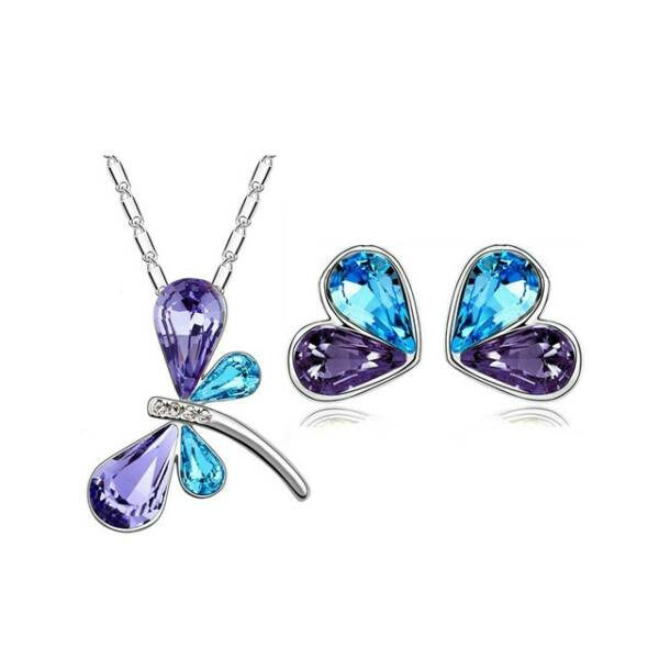 Pillangós szett lila-kék