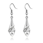 Exkluzív lógós fülbevaló Swarovski kővel
