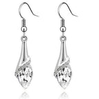 Exkluzív lógós fülbevaló Swarovski kővel