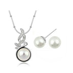 Ramóna fehér színű gyöngy szett