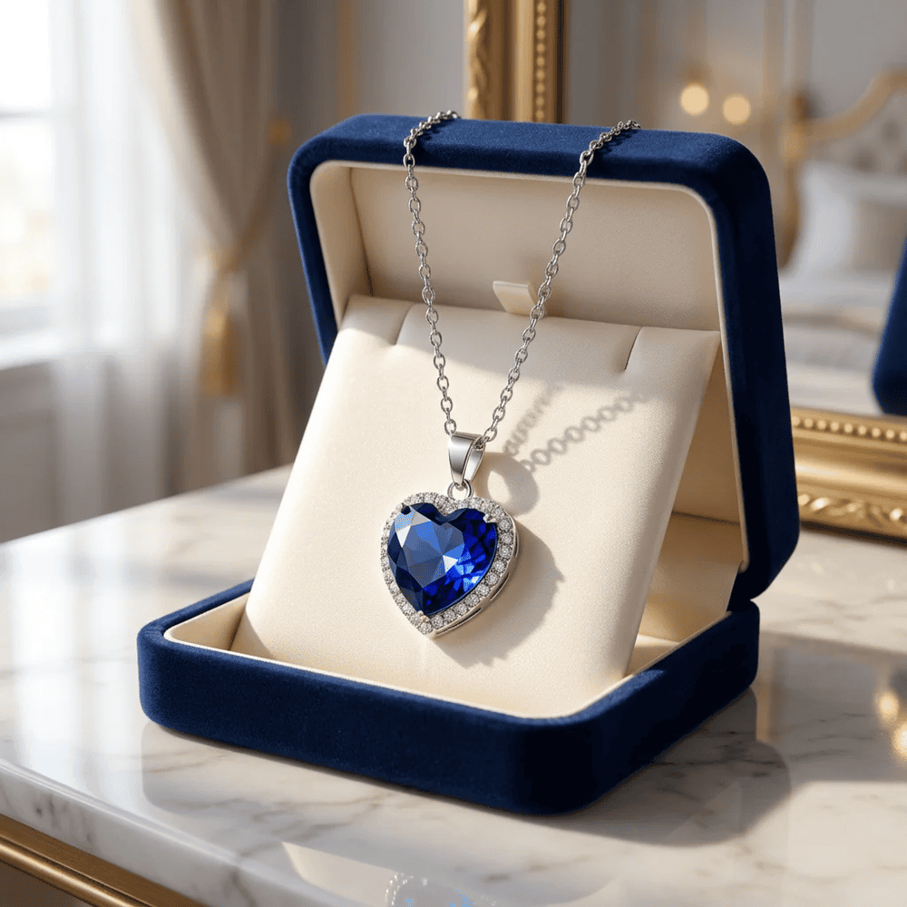 Linda női nyaklánc whitegold