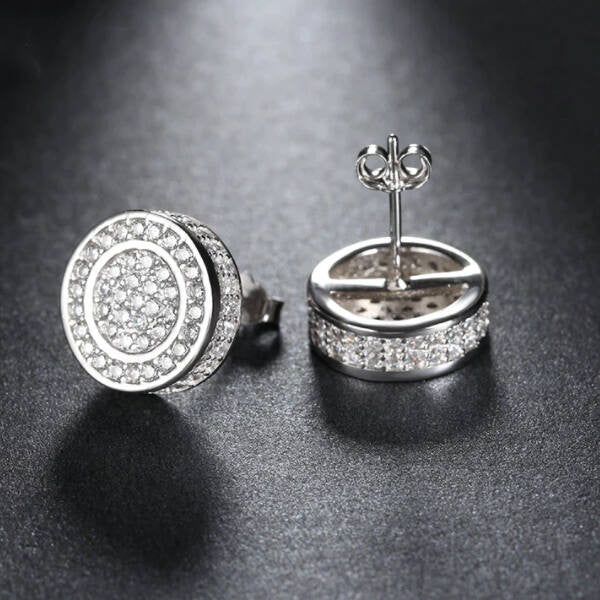 Lucilla Swarovski kristályos fülbevaló whitegold