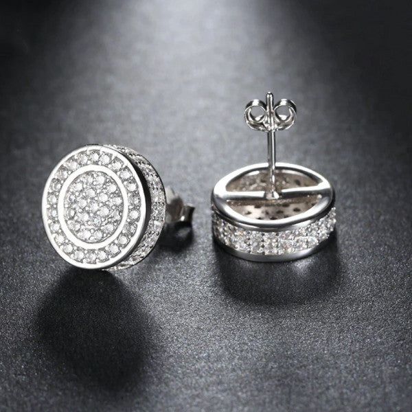 Lucilla Swarovski kristályos fülbevaló whitegold