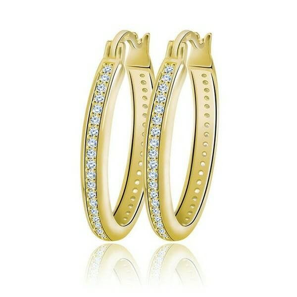 Smoon nagy kristálysor fülbevaló Swarovski kristállyal gold