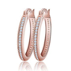 Smoon nagy kristálysor fülbevaló Swarovski kristállyal rosegold