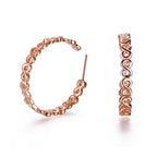 Végtelen fülbevaló rosegold