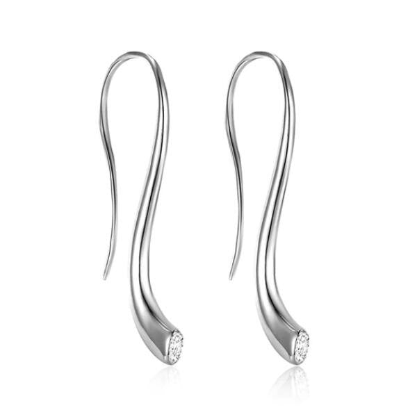 Smoon Luxury Hortense fülbevaló whitegold