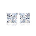 Beszúrós Swarovski kristály kocka fülbevaló
