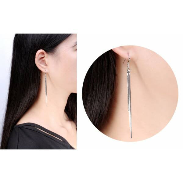 Smoon tripla lógós fülbevaló whitegold