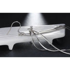 Smoon tripla lógós fülbevaló whitegold