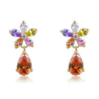 Smoon Luxury Fleur multicolor fülbevaló