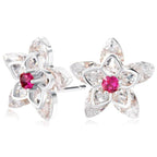 Smoon Luxury Maya fülbevaló whitegold