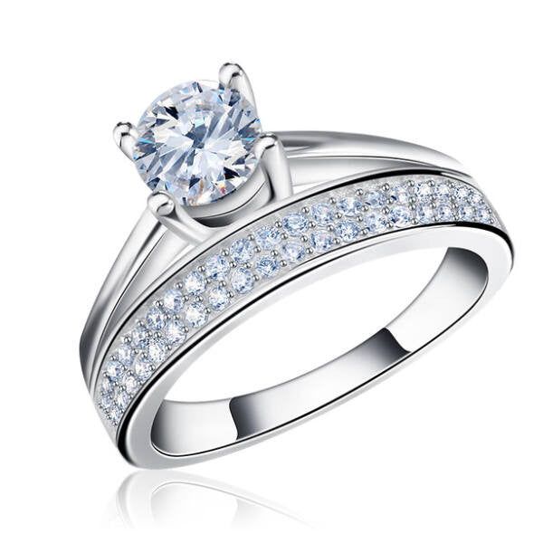 Principessa gyűrű whitegold