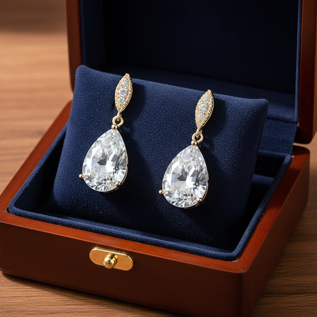 Caterina fülbevaló gold