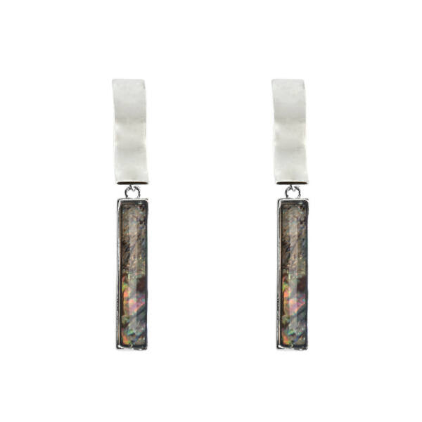 Hosszú opál fülbevaló