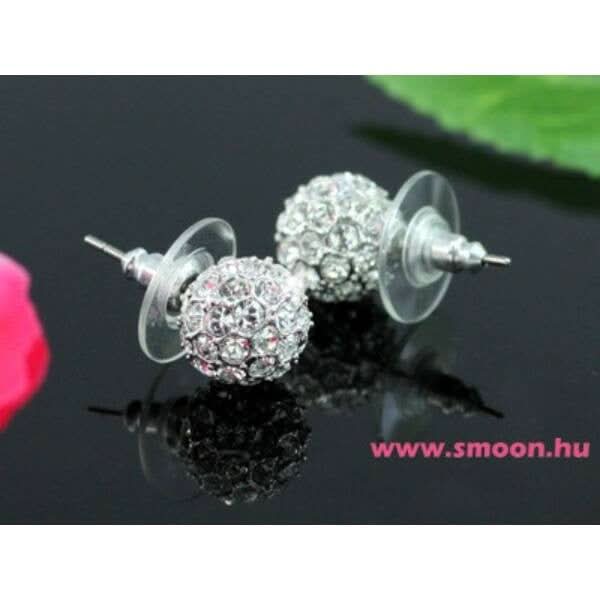 Bogyó fülbevaló Swarovski kristállyal