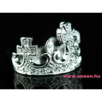 337 Korona egyedi köves gyűrű