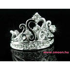 326 Korona egyedi köves gyűrű