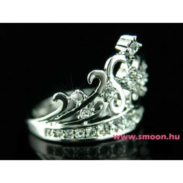 326 Korona egyedi köves gyűrű