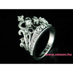 326 Korona egyedi köves gyűrű