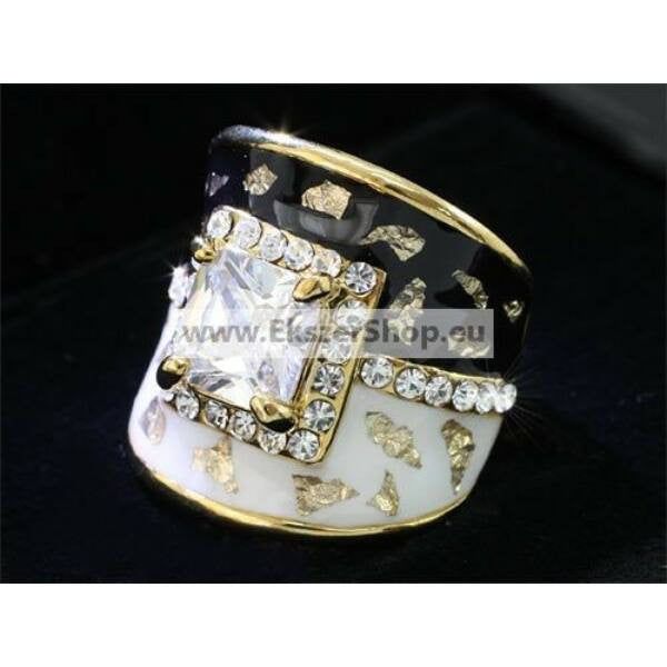 Vintage exkluzív gyűrű Swarovski kővel 0172