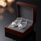 Lyna ezüstös női fülbevaló