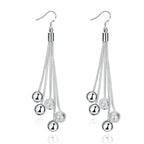 Ibtissem ezüstös bogyós fülbevaló