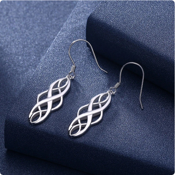 Alia ezüstös női fülbevaló