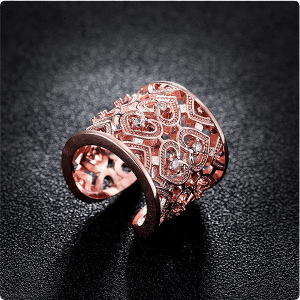 Alessia gyűrű rosegold (állítható méret)