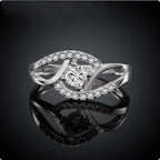 Kimberley kristályos gyűrű whitegold